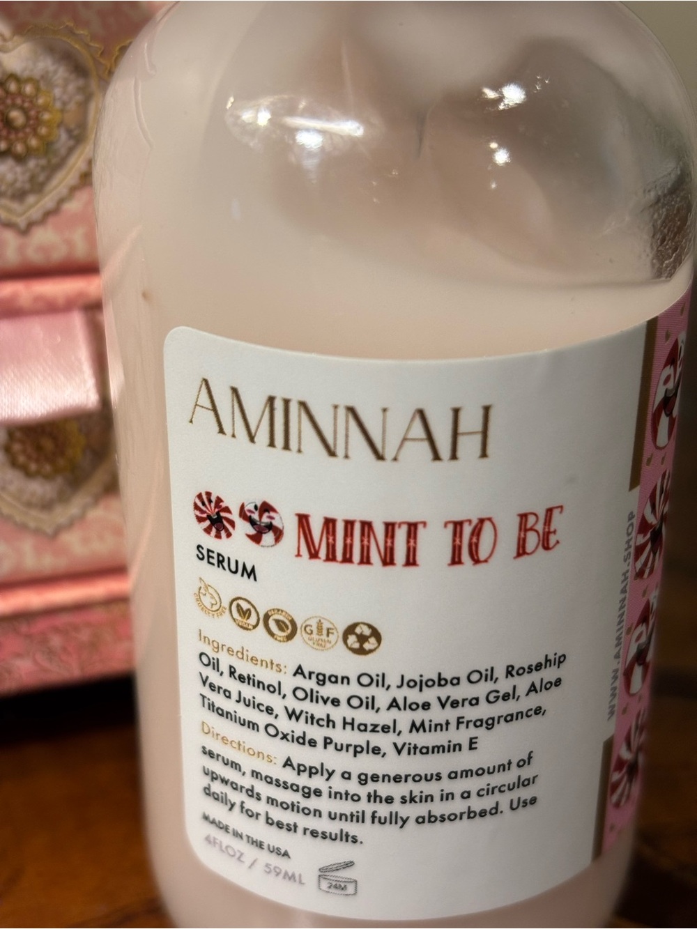 Aminnah Mint To Be Serum - Picture 2 of 2
